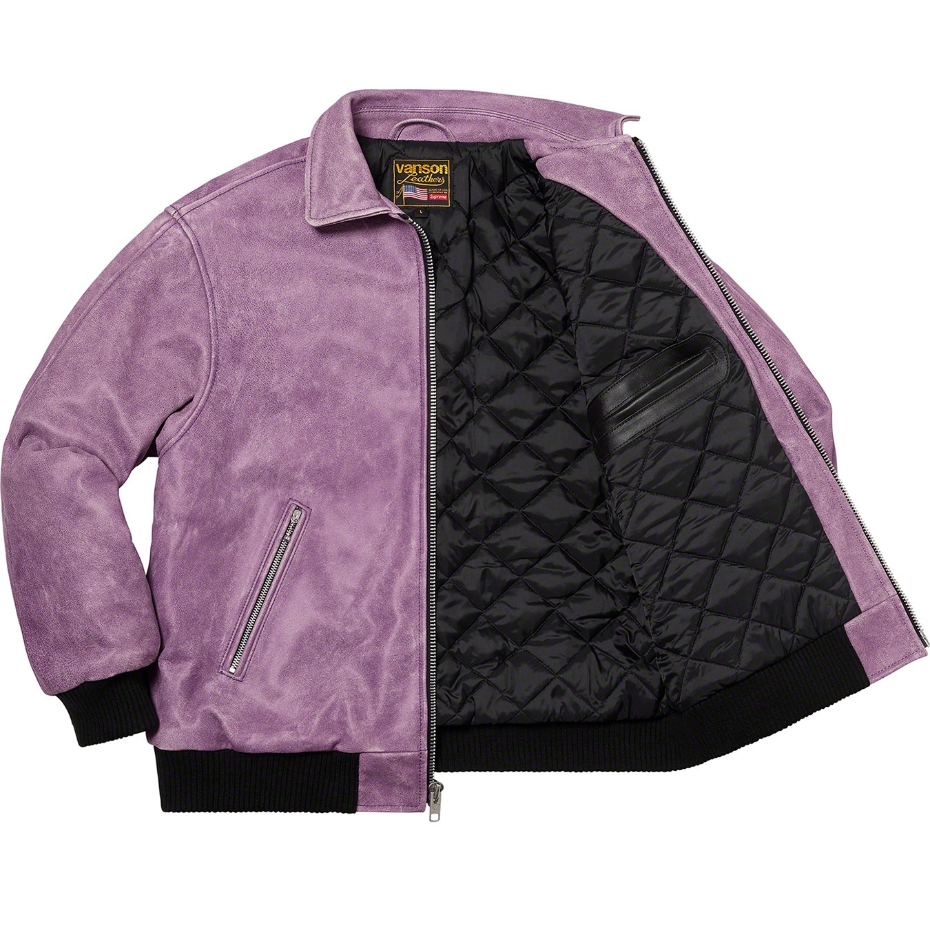 Supreme®/Vanson Leathers® Worn Leather Jacket view 3